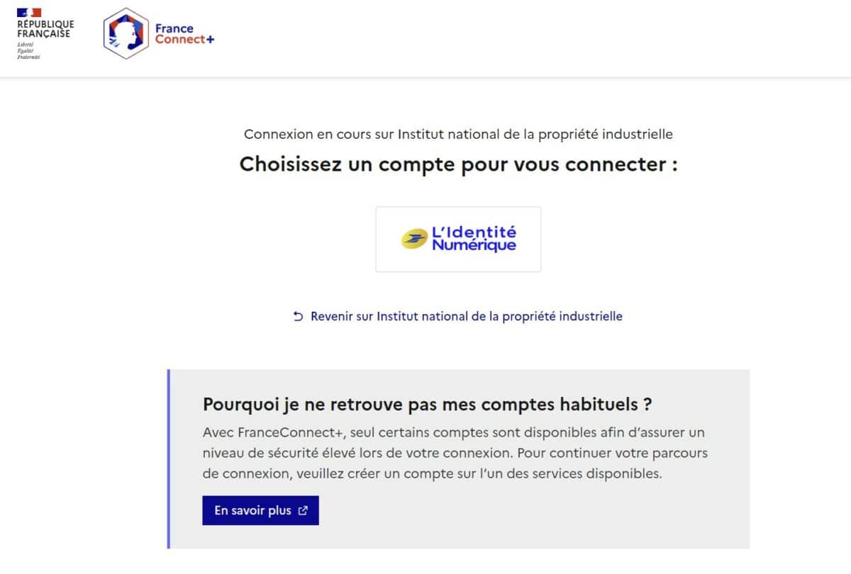 Il vous sera demandé de vous identifier avec L'Identité Numérique de La Poste : considérez-la comme votre porte d'entrée sécurisée vers plus de 1 000 services en ligne